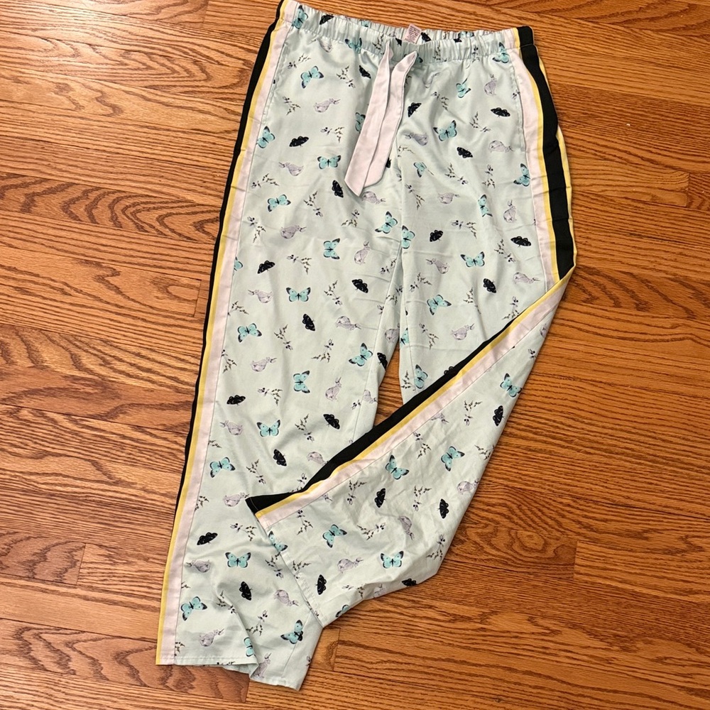 Victoria's Secret Satin Pajama Bottoms SIZE M